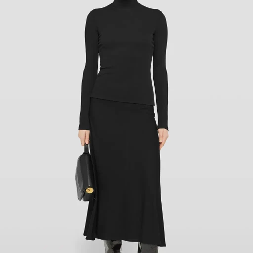 Fluid Viscose Skirt