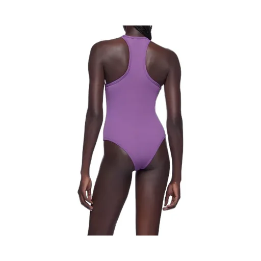 Racerback Fine-Ribbed Swimsuit