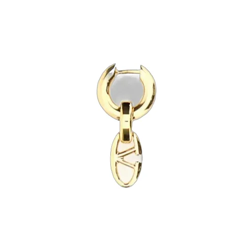 Valentino Logo Plaque Earrings