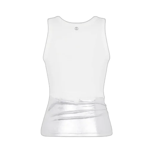 Paco Rabanne Piercing Ribbed Jersey Tank Top