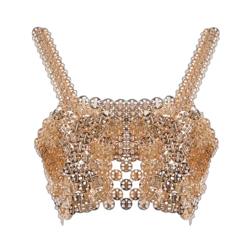 Chain-Link Crop Top