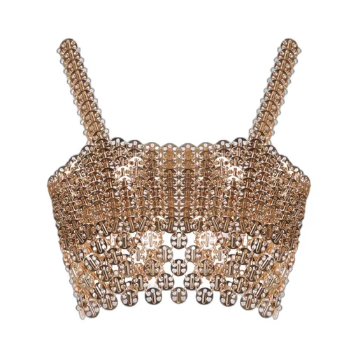 Chain-Link Crop Top