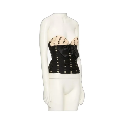 Valentino Bow Detailed Strapless Top