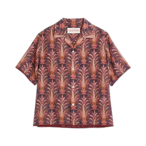 Valentino All-Over Patterned Button-Up Shirt