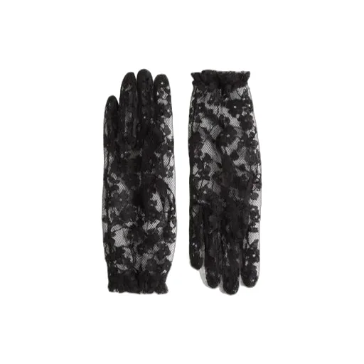 Valentino Vlogo Plaque Lace Gloves
