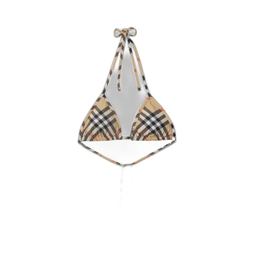 Burberry Checked Bikini Top