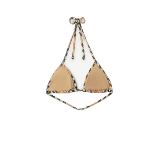 Burberry Checked Bikini Top