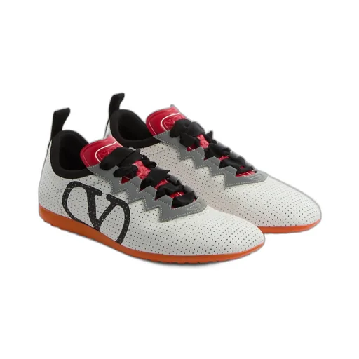 Valentino Garavani Logo Printed Lace-Up Sneakers