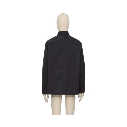 Valentino Vlogo Signature Button-Up Shirt Jacket