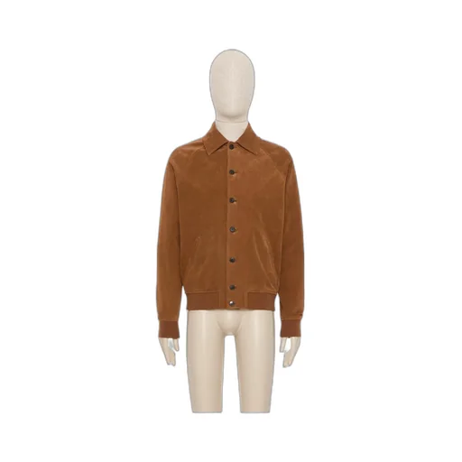 Valentino Button-Up Long-Sleeved Bomber Jacket