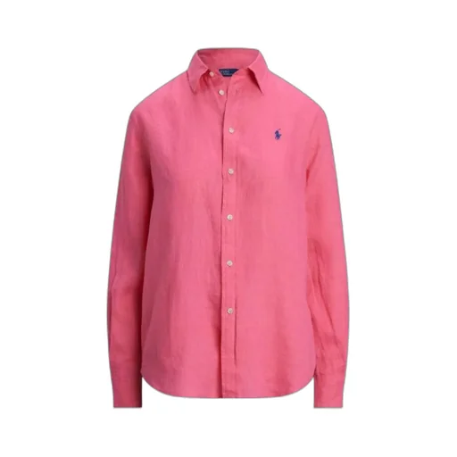 Polo Ralph Lauren Logo Embroidered Curved Hem Shirt