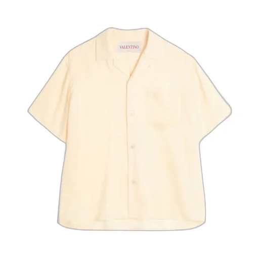 Valentino Garavani Collared Short-Sleeve Shirt