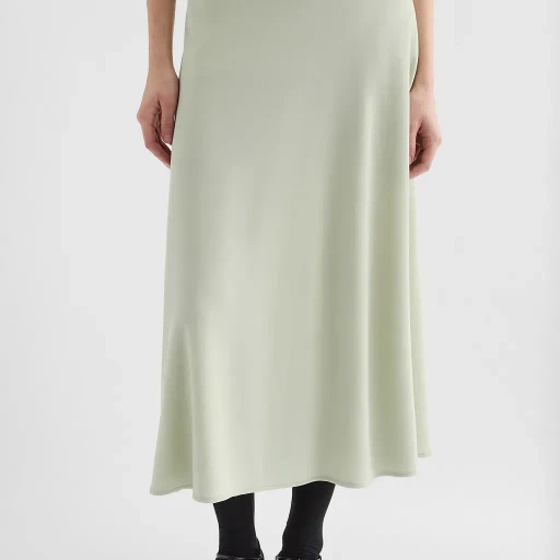 Fluid Viscose Skirt