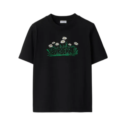 Daisy-Logo Cotton T-Shirt