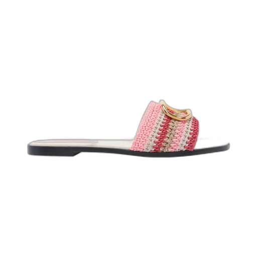 Valentino Vlogo Signature Slip-On Slides
