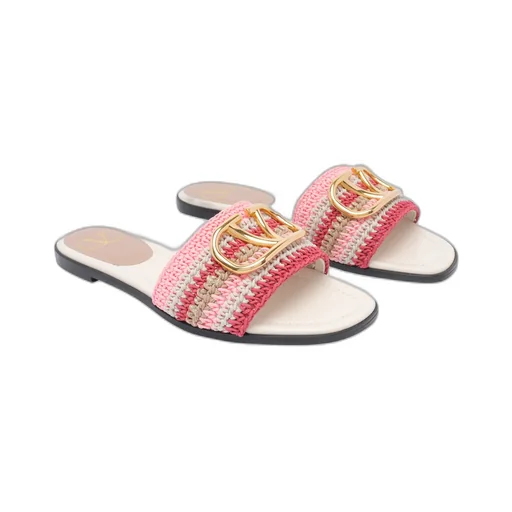 Valentino Vlogo Signature Slip-On Slides