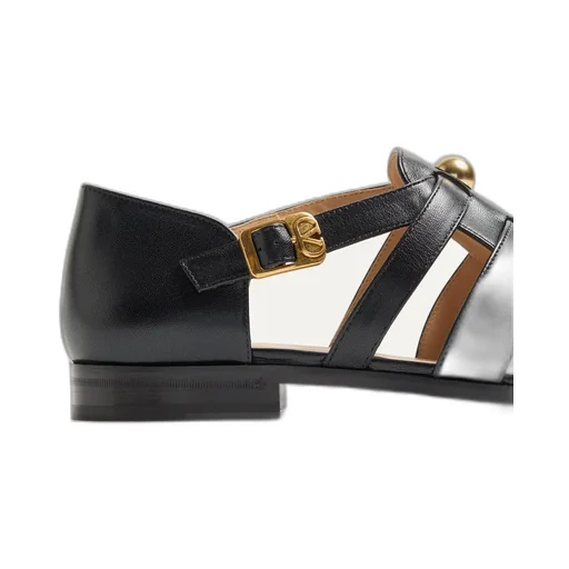 Valentino Stud Embellished Side Buckled Sandals