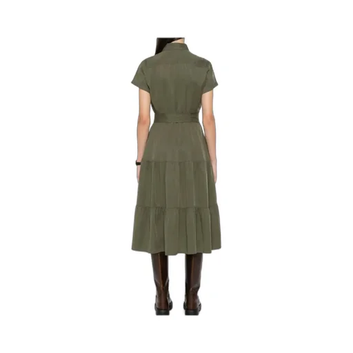 Polo Ralph Lauren Belted Tiered Shirtdess