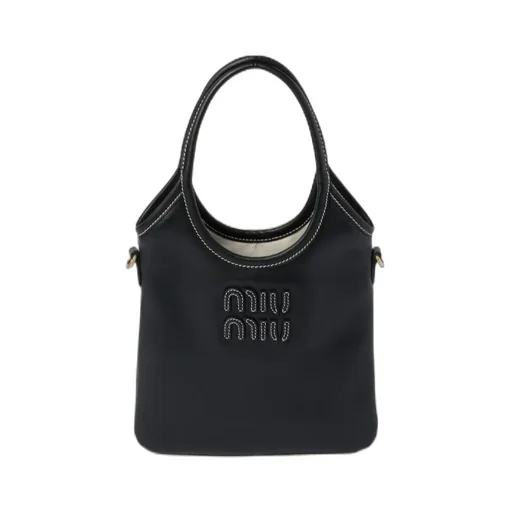 Miu Miu Logo-Detailed Shopping Bag
