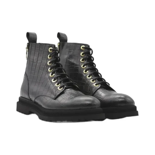 Giuliano Galiano Lace-Up Combat Boots