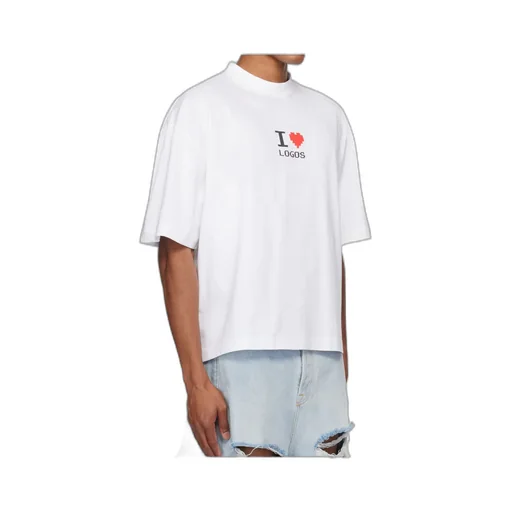 I Love Logos-Print T-Shirt