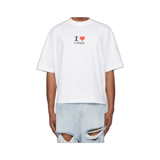 I Love Logos-Print T-Shirt