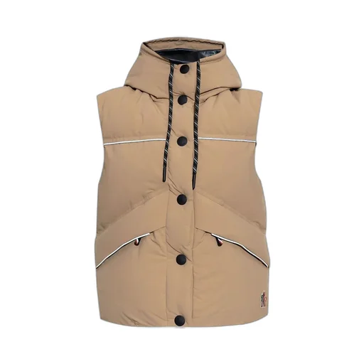 Sleeveless Hooded Down Jacket