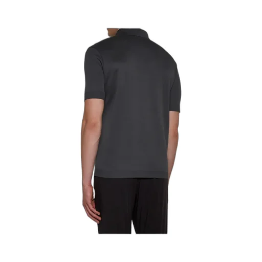 Herno Short-Sleeved Knitted Polo Shirt