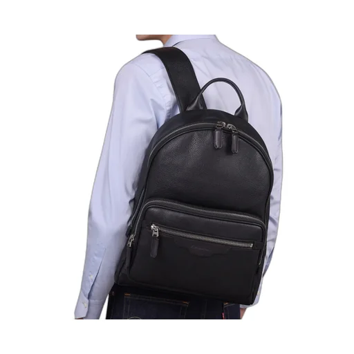 Pebble-Leather Backpack