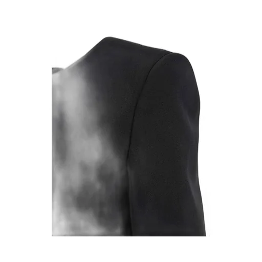 Bow-Detail Zipped Jacket