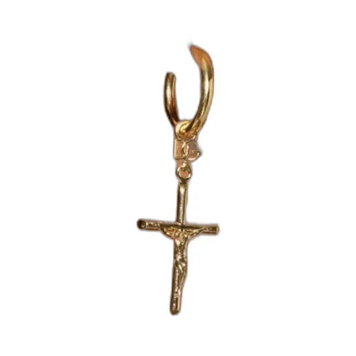 Cross-Pendant Earrings