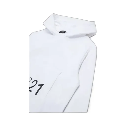 Nº21 Kids Logo-Printed Long Sleeved Hoodie