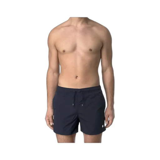 Drawstring Waist Swim Shorts