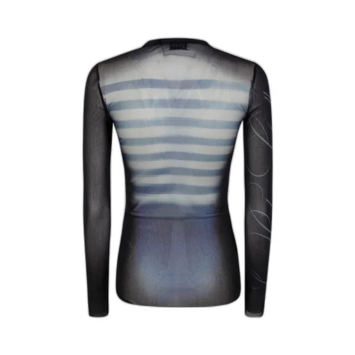 Le Male-Print Mesh Top