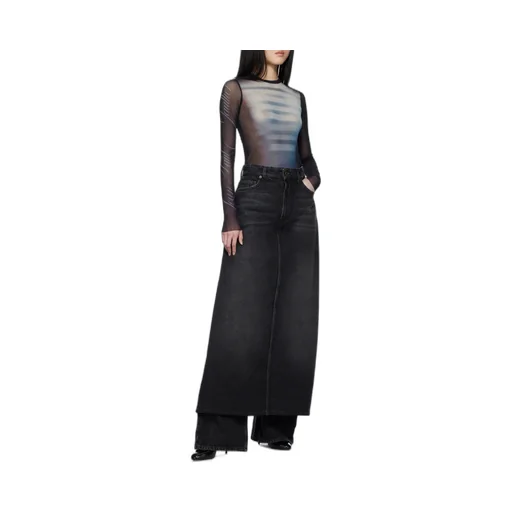 Le Male-Print Mesh Top