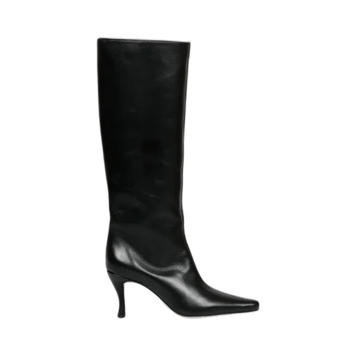 Pointed Knee-Length Boots