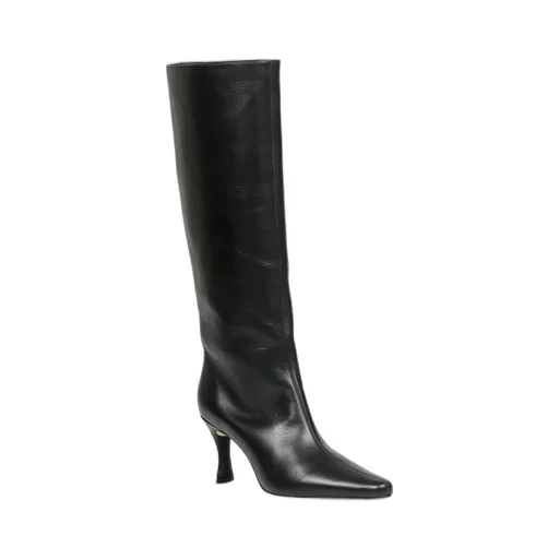 Pointed Knee-Length Boots