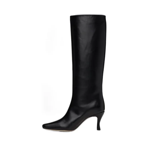 Pointed Knee-Length Boots