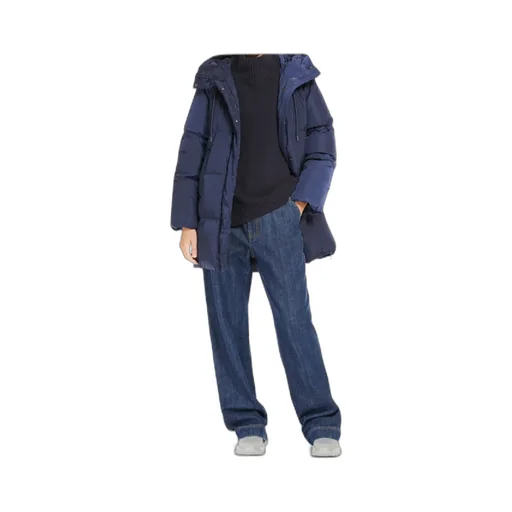 Long-Sleeved Down Jacket