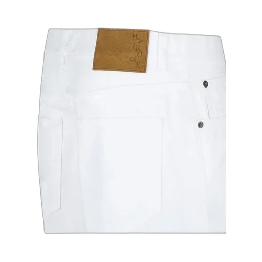 Buttoned Straight-Leg Jeans