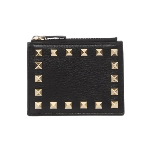 Valentino Garavani Rockstud Zip-Up Wallet