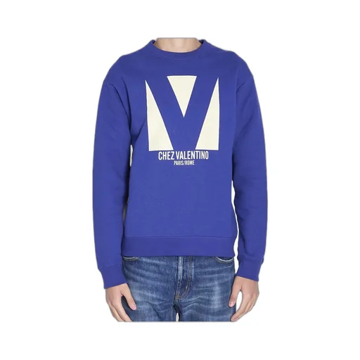 Valentino Chez Valentino Printed Crewneck Sweatshirt