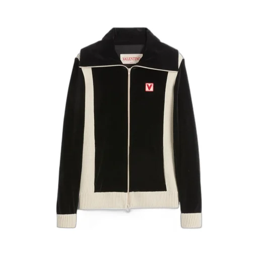 Valentino Chez Zip-Up Cardigan