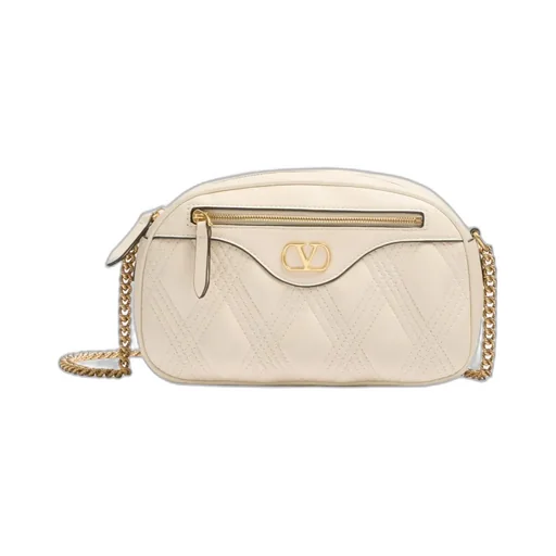 Valentino Quiltie 67 Zip-Up Medium Shoulder Bag