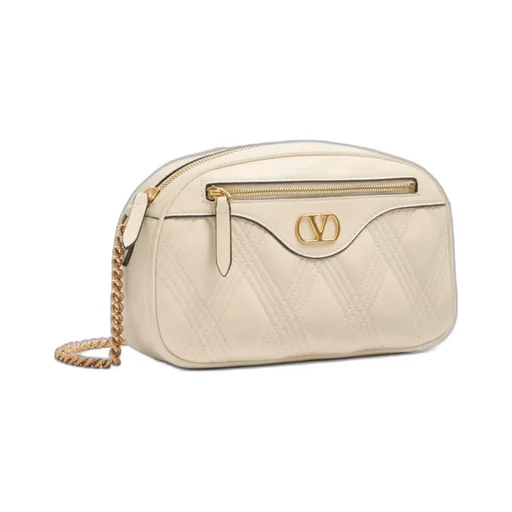 Valentino Quiltie 67 Zip-Up Medium Shoulder Bag