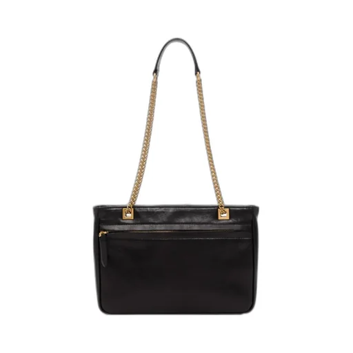 Small V-Logo Chain-Link Tote Bag
