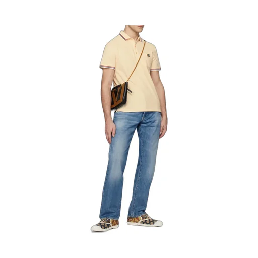 Small V-Logo Chain-Link Tote Bag
