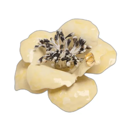 Valentino Logo Plaque Brooch