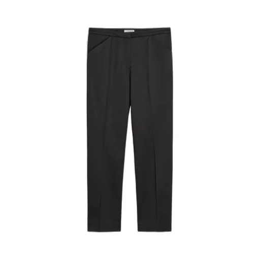 Totme Pressed Crease Cropped Trousers