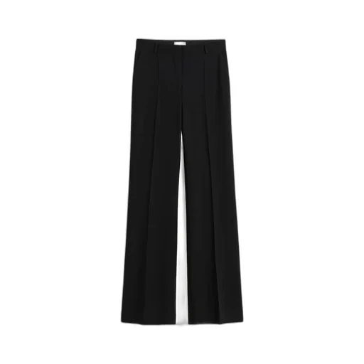 TotÊMe Pressed Creased Flared Leg Trousers